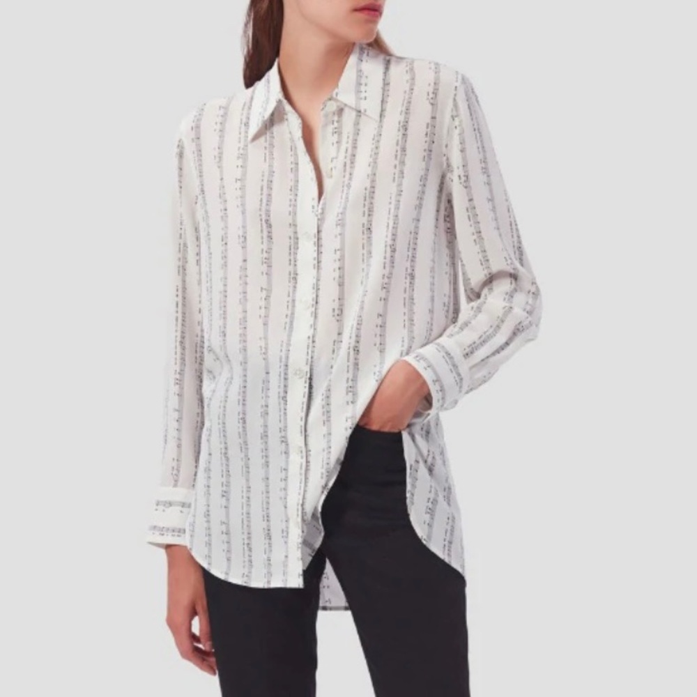 NWT Equipment Bradner Silk Shirt